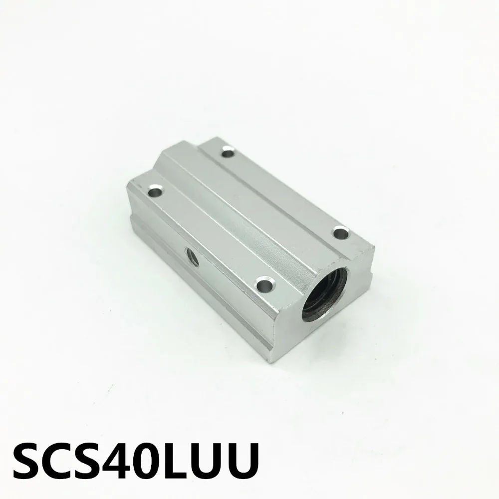 SCS40LUU подшипник 40 мм линейного движения шариковых подшипников скользящий блок