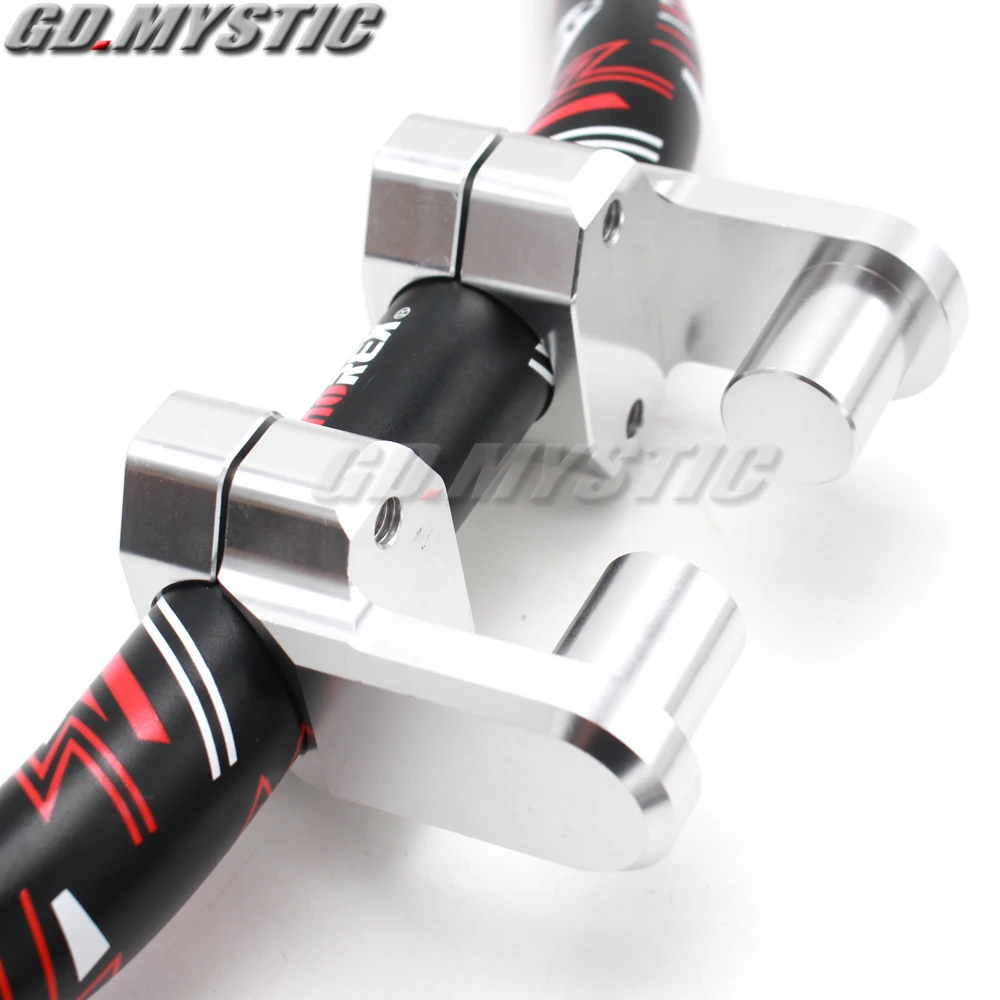 Поворотный зажим на руль хомуты для руля APE универсальные мотоциклетные зажимы 2