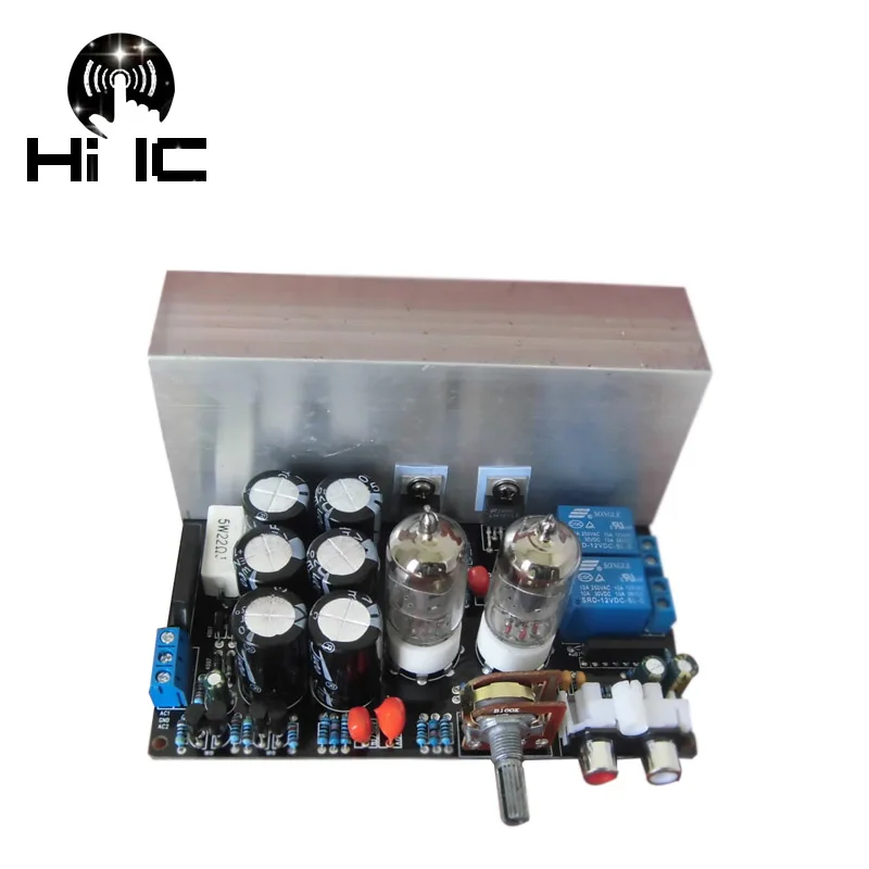 Hi-fi стерео трубчатые усилители LM1875T усилитель аудиоплаты предварительный 6J1