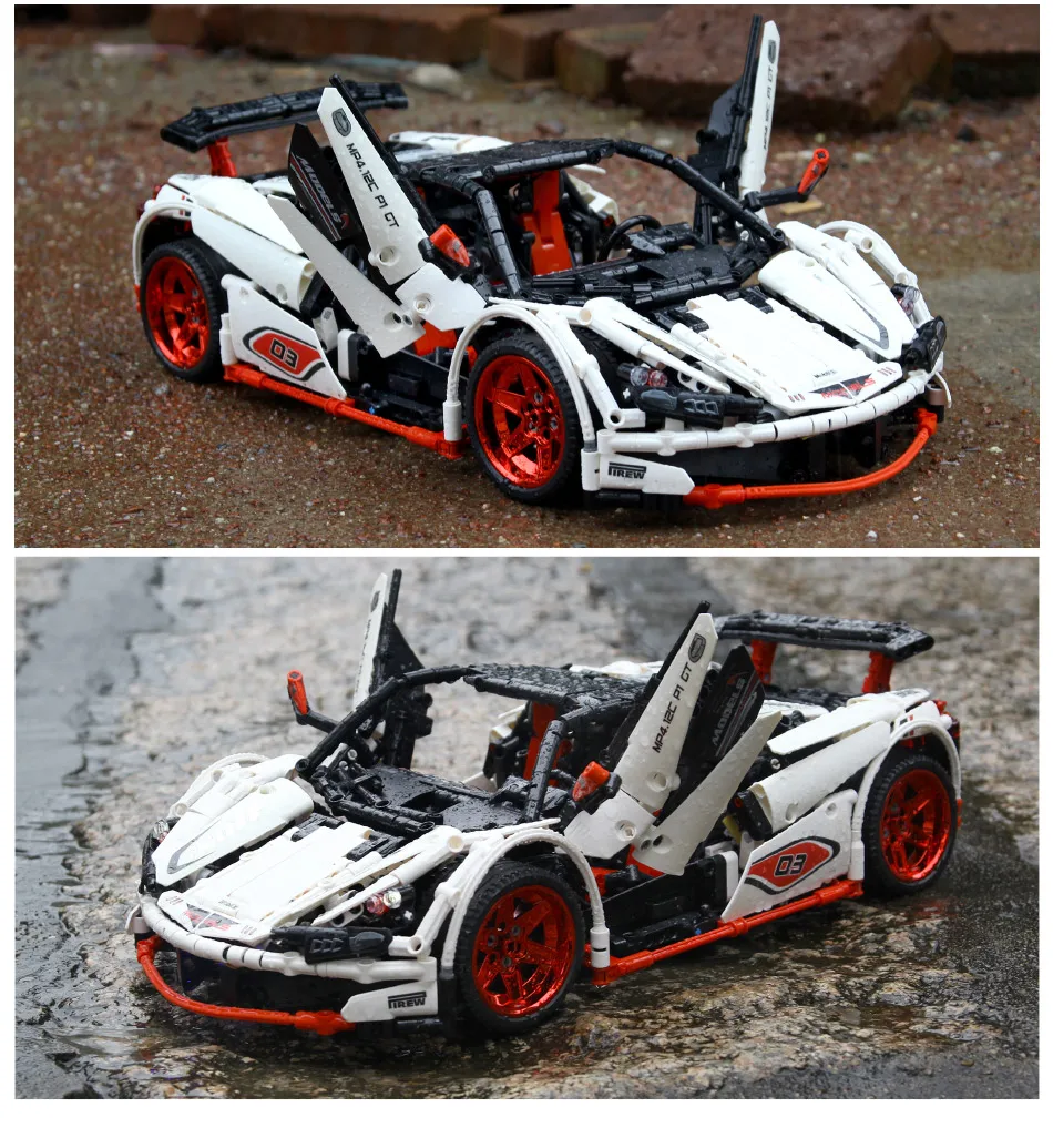 1928 шт. 1:10 City RC гоночный автомобиль серия совместимых Technic Blcoks пульт дистанционного управления и приложение для управления телефоном игрушки для детей Подарки