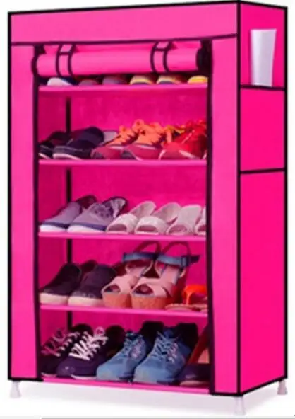 Пятислойная рамка для обуви из нетканого материала 94*60*30 см|shoe rack|rack shoes4 layers shoe racks