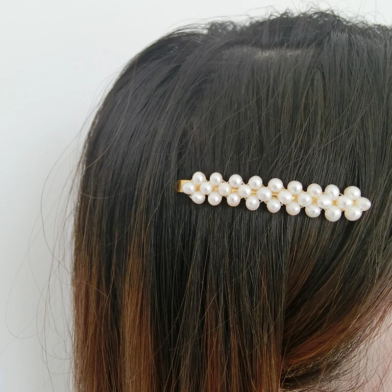 Заколка для волос ручной работы 14 к позолоченная|Украшения броши и украшения