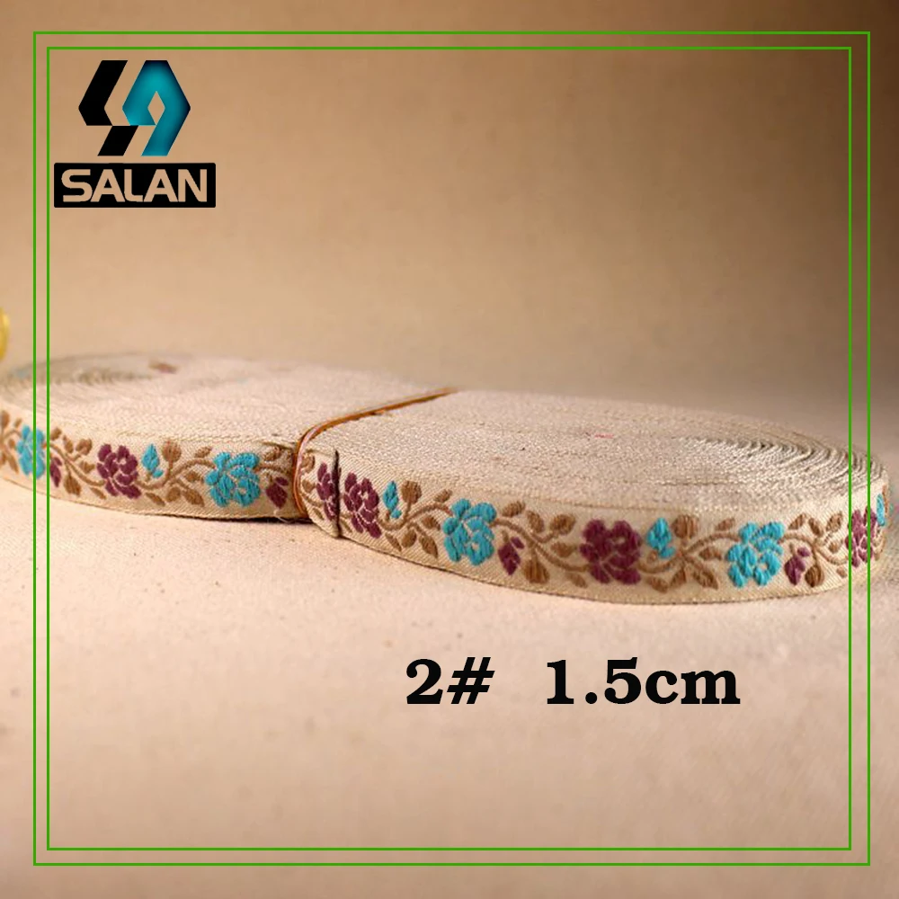 Новый Ретро Национальный ветер Микро стерео Роза лента окантовка костюма