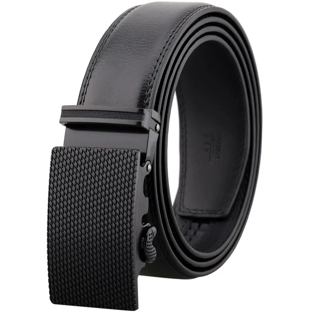 Black CETIRI 10 стиль черный коричневый 3,5 см Топ бренд для мужчин из натуральной воловьей кожи Пряжка Автоматическая Большая Натуральная Кожа Роскошные дизайнерские ремни - Цвет: Black