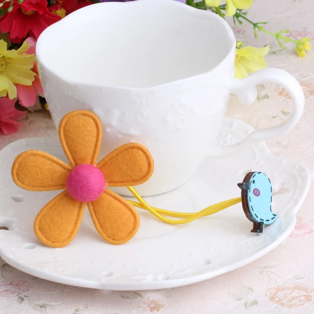 Резинки для волос C в новом стиле Детские аксессуары с цветами резинки героями