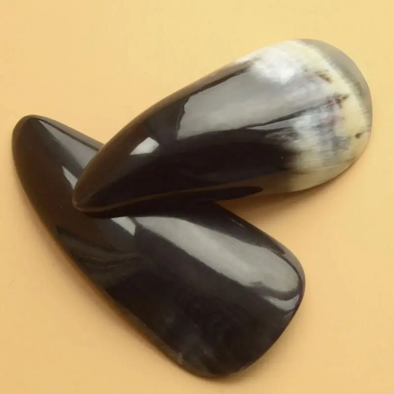 2 шт./лот, массажер Guasha, инструмент для выскабливания, Gua Sha, акупунктура, натуральный рожок буйвола, GuaSha, доска для иглоукалывания, массаж