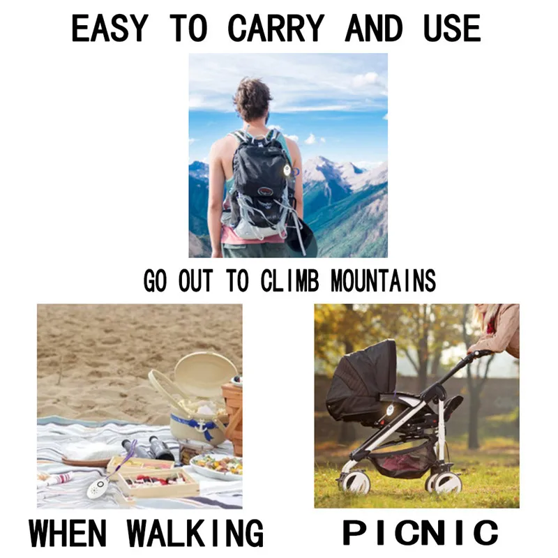 Портативный электронный мини-Отпугиватель комаров Отпугиватель вредителей на