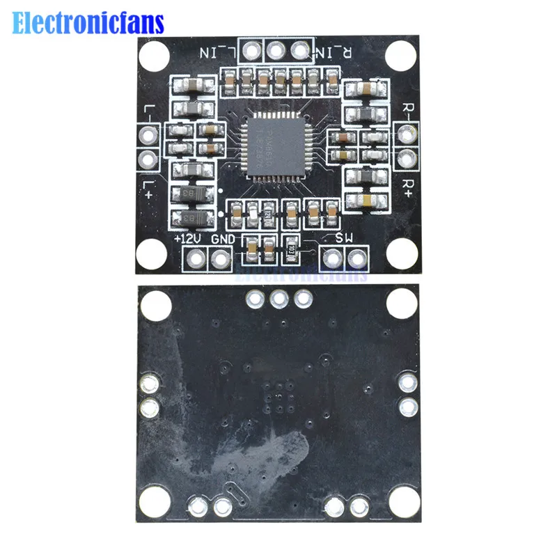 

10Pcs/Lot 2X15W Power Amplifier Board PAM8610 Digital Dual Channel Stereo Class Amplifier Board Module For Arduino DC 7V-15V