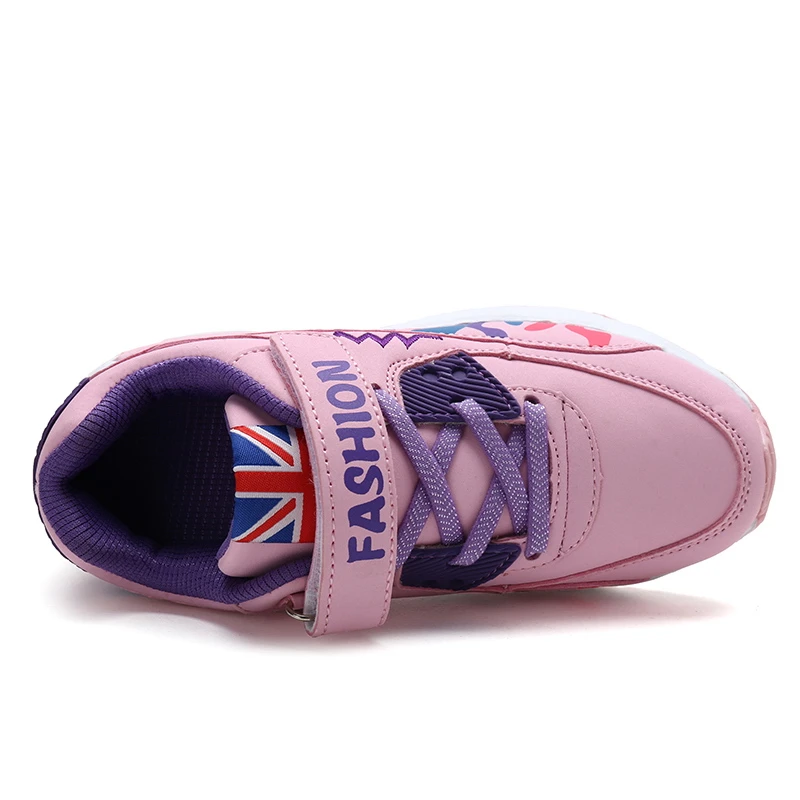 2018 Осенние новые стильные кроссовки с воздушной подушкой для девочек детские