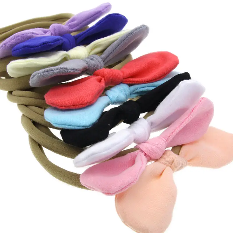 Naturalwell Baby girls Small Bow Hairband Tiny Hair Infant Headband Newborn Elastic Band Accessories 1set HB143 | Детская одежда и
