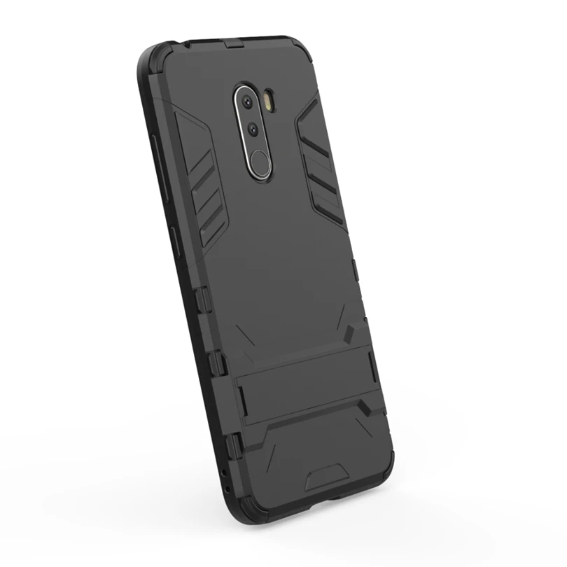 Чехол для Xiaomi Mi Pocophone F1/Poco F1 силиконовый чехол телефона ударопрочный робот броня
