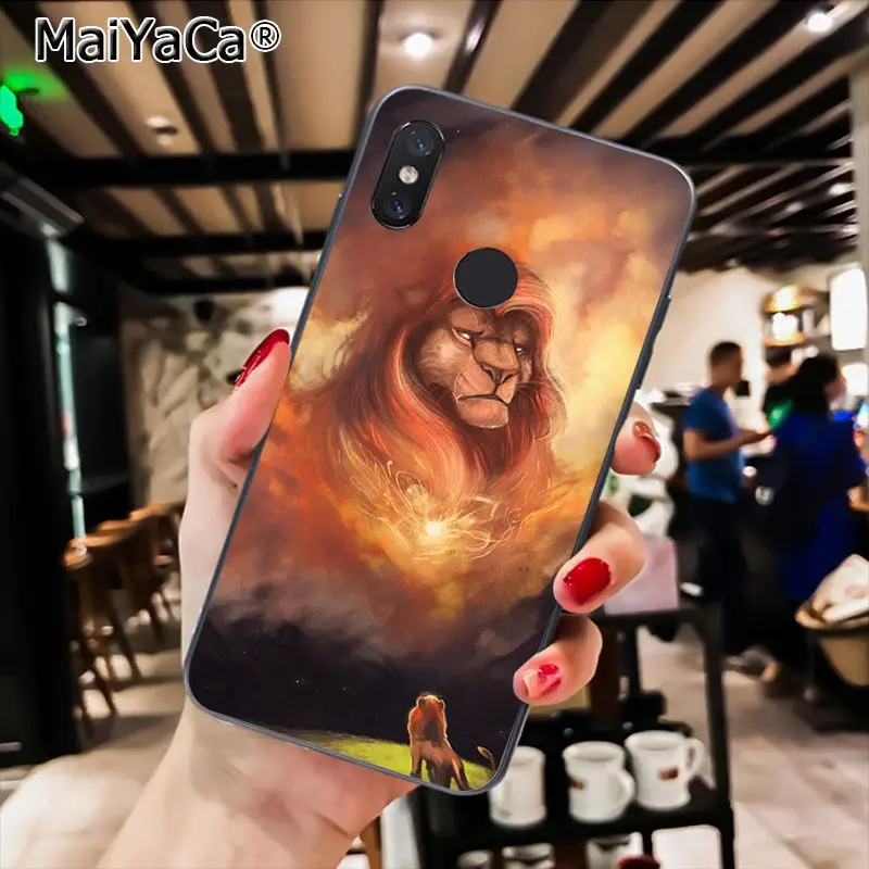 A4 MaiYaCa Король Лев Coque Shell чехол для телефона Xiaomi Redmi4X 6A S2 Go Redmi 5 5Plus Note4 Note5 7 Note6Pro - Цвет: A4