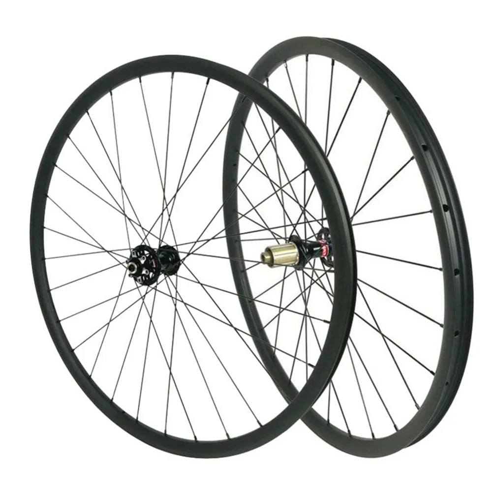 Ponabet 29 дюймов 30 мм Ширина 22 клинчерная покрышка MTB Углеродные колеса комплект XC