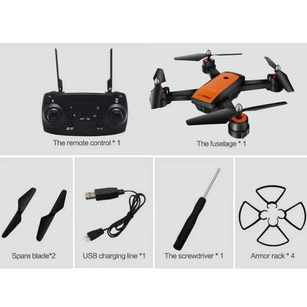 OCDAY X34F RC Professional Optical Flow Dual Lens UAV Remote Control Quadcopter Camera WIFI Fight Aircraft Drone | Игрушки и хобби