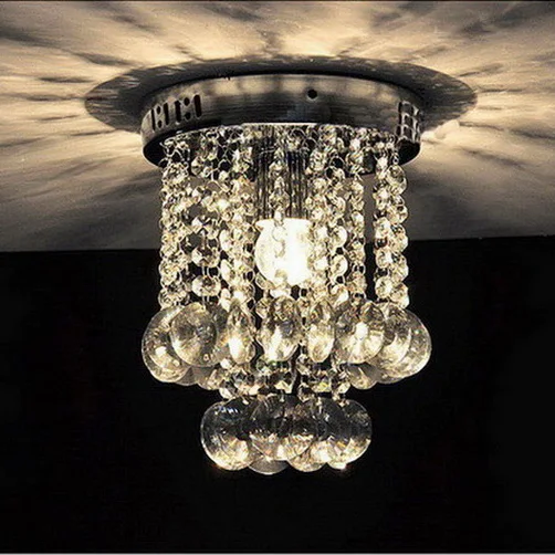 Современный блеск E14Crystal люстры освещение лестница подвесной светильник для фойе