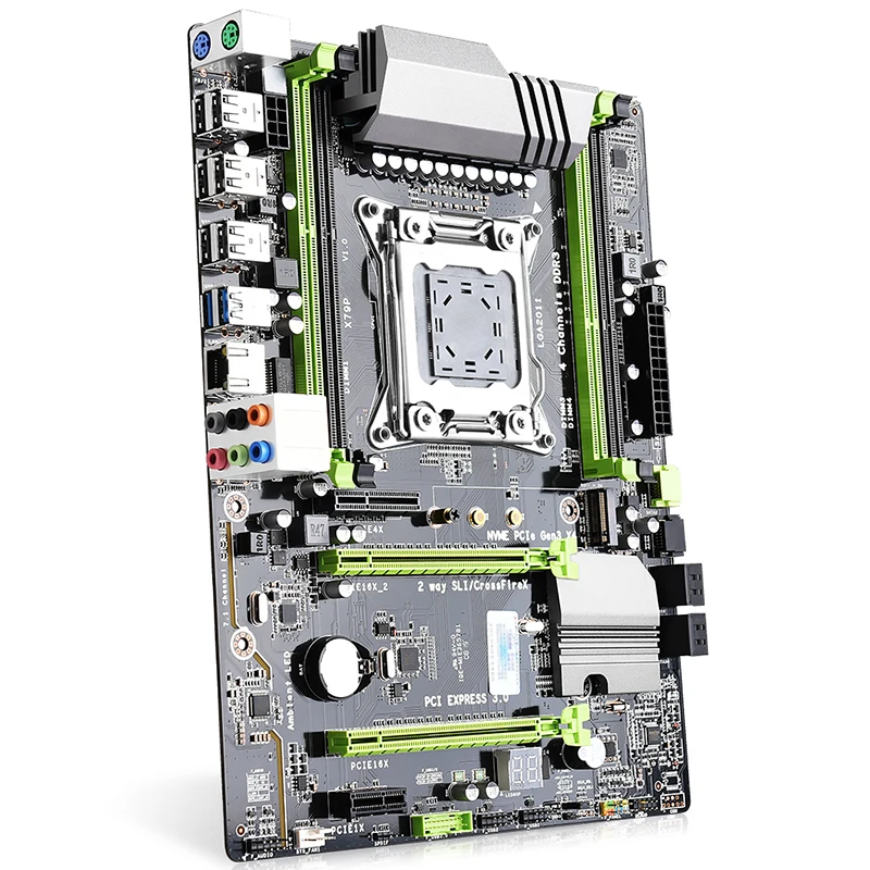 Deluxe настольная материнская плата X79 Lga 2011 Cpu компьютер 4 канальный игровой