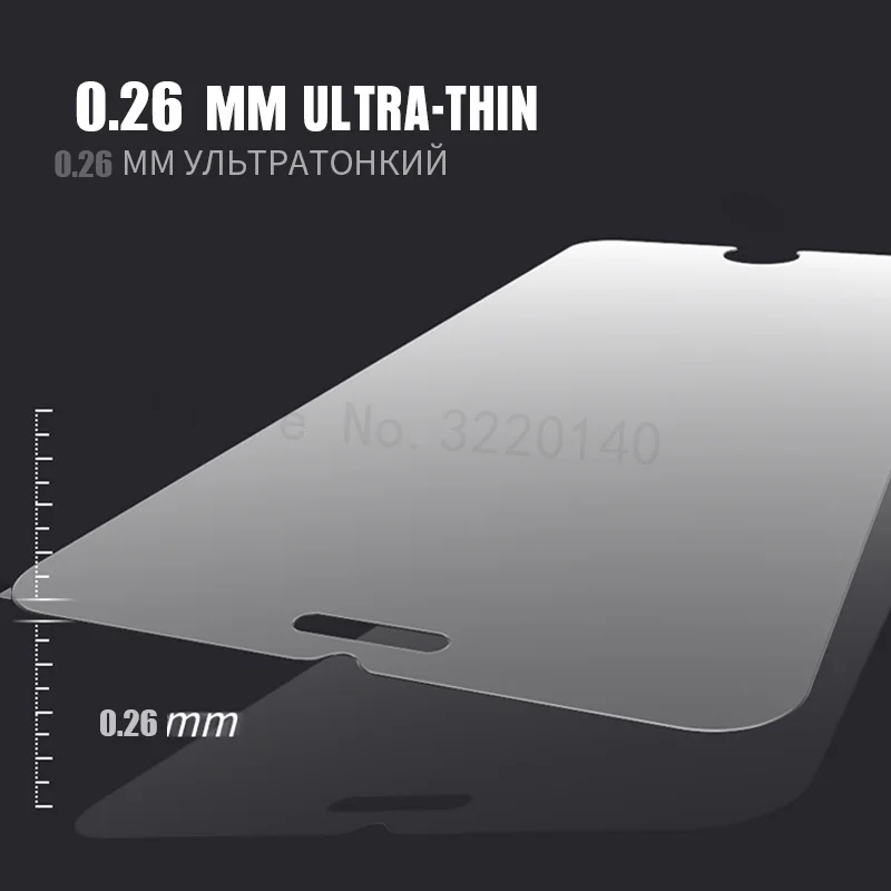 0 26 мм 9H Премиум Закаленное стекло для iphone X 8 7 6 6s Plus 2.5D Защитное 5 SE Стекло|tempered