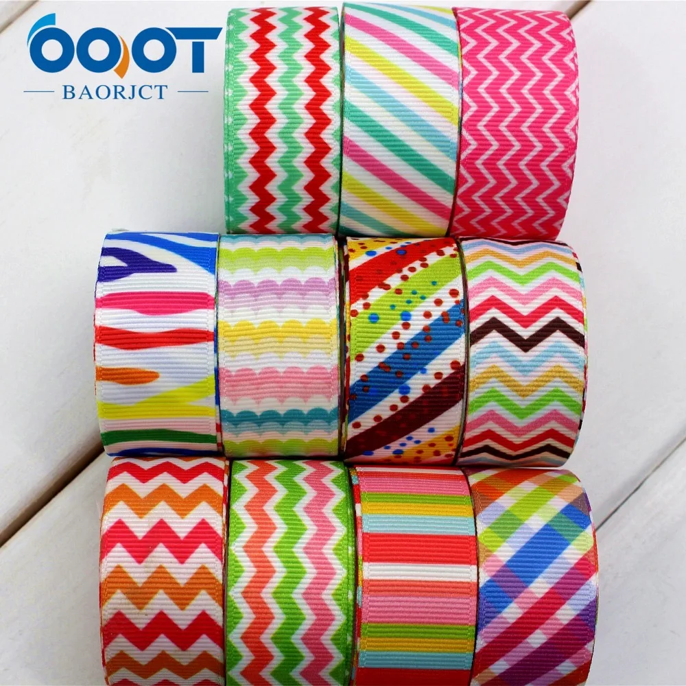 OOOT BAORJCT 174152 22 мм геометрические печатные grosgrain ленты сделай сам ручной работы