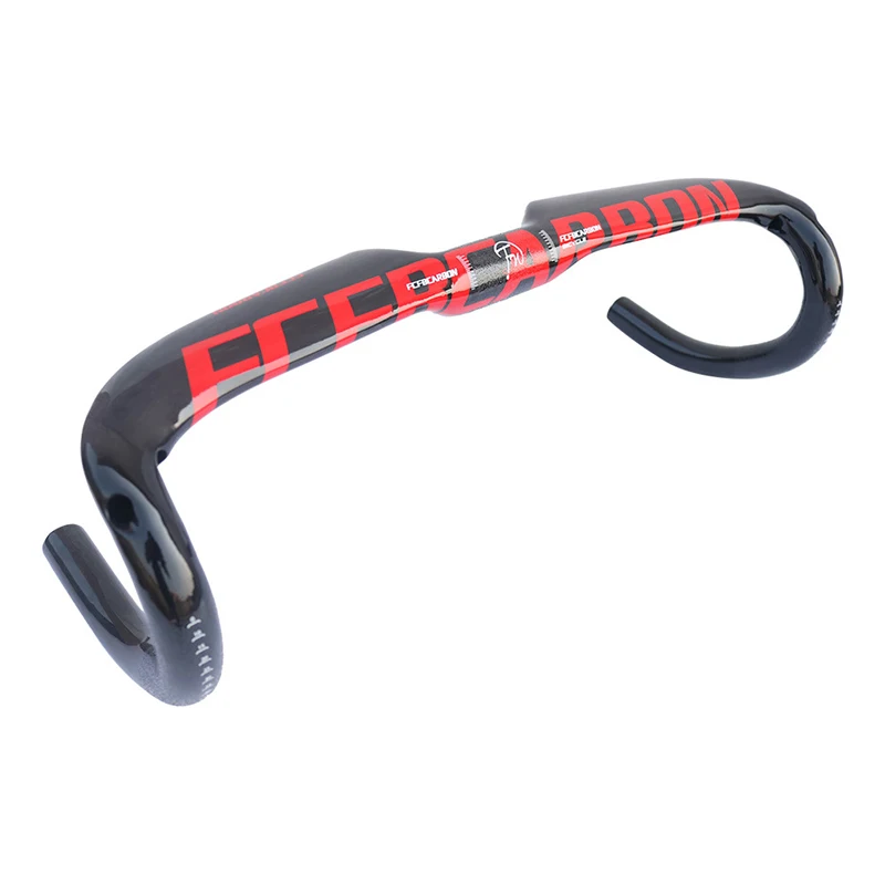 Велосипедный изогнутый стержень из углеродного волокна 4 цвета 3K глянцевый руль