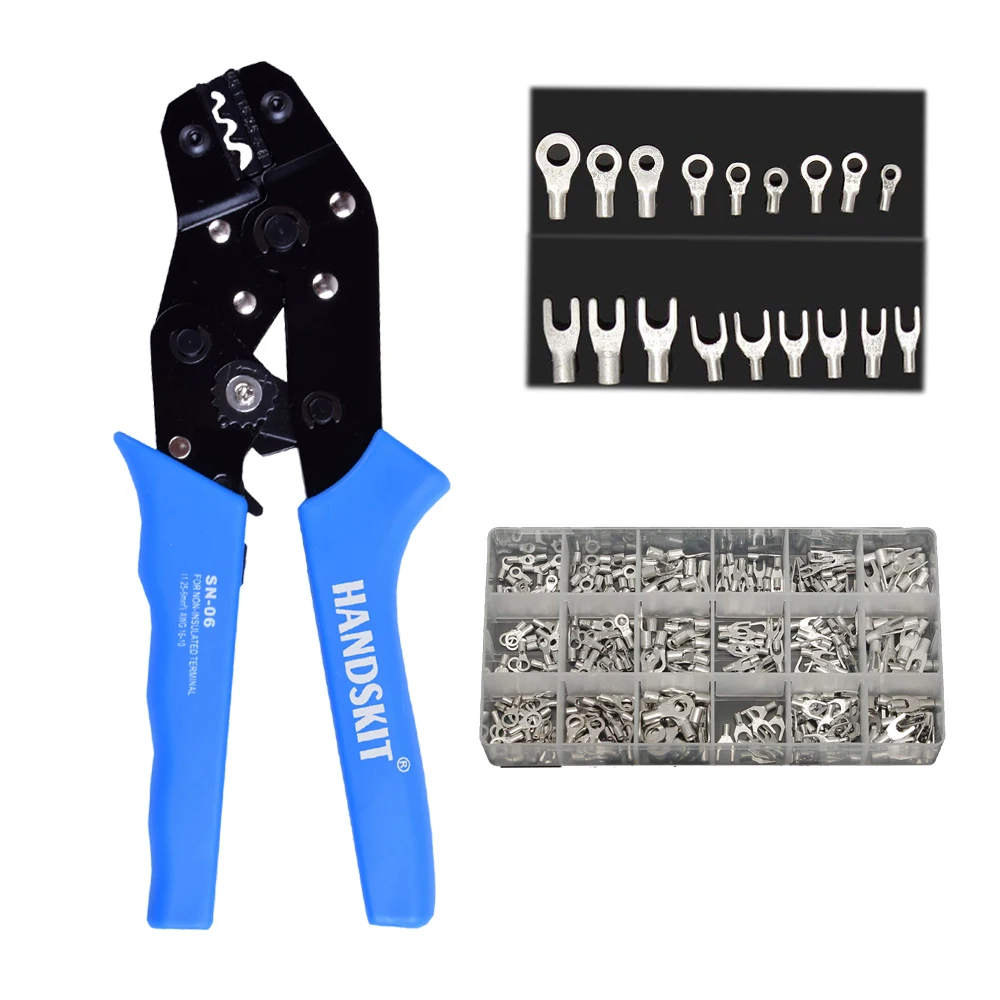 Профессиональные плоскогубцы для обжима инструменты клемм 1 25 ~ 6 мм2 обжимные