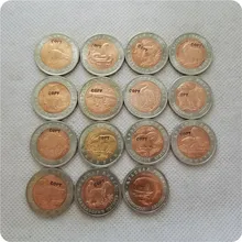 Сувениры-Россия реплика Дикая природа Красная книга серии UNC 5 Rouble/10 Rouble 50 Rouble/дикие животные имитация монеты