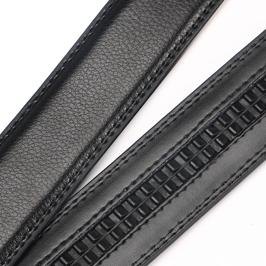 Мужской ремень из натуральной кожи с автоматической пряжкой в ковбойском стиле |