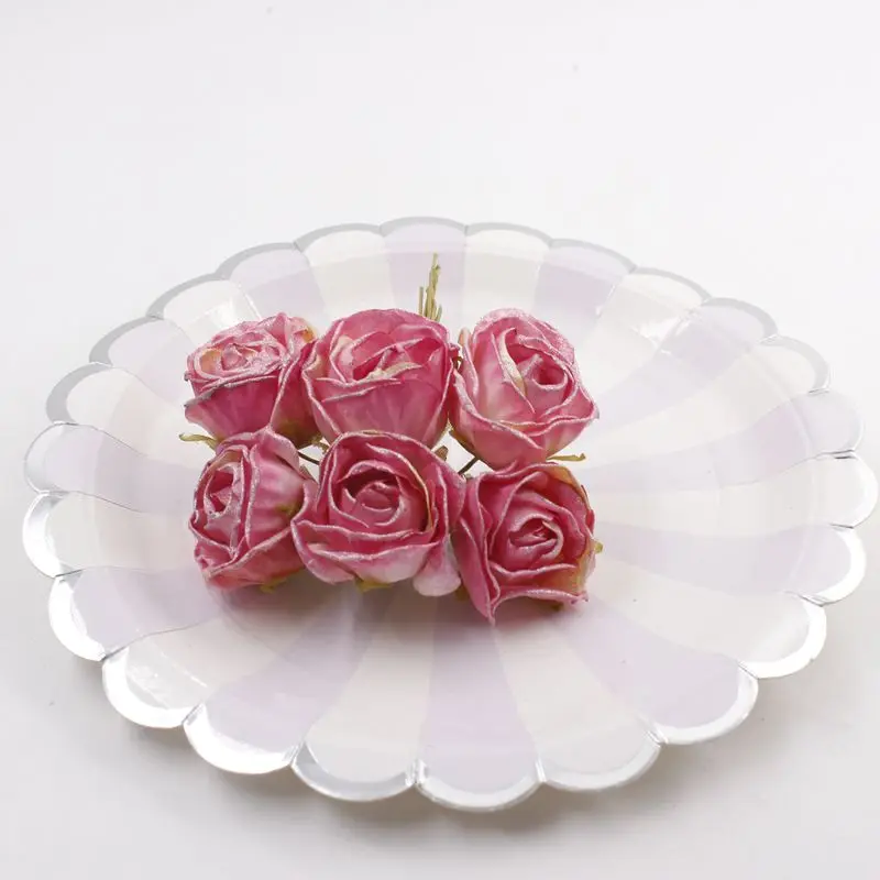 6 шт. искусственный букет роз Свадебный дом гостиная вечерние рождественские