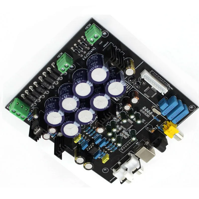Без USB дочки карты AK4490+ AK4118+ op amp NE5532 decodificador мягкое управление DAC аудио декодер доска D3-003