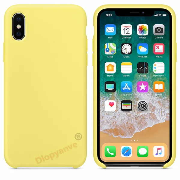 lemonade Есть официальный силиконовый чехол с логотипом для Apple Iphone 7 8 6 6S Plus 5 5S SE чехол для Iphone X XS MAX XR чехол для телефона - Цвет: lemonade