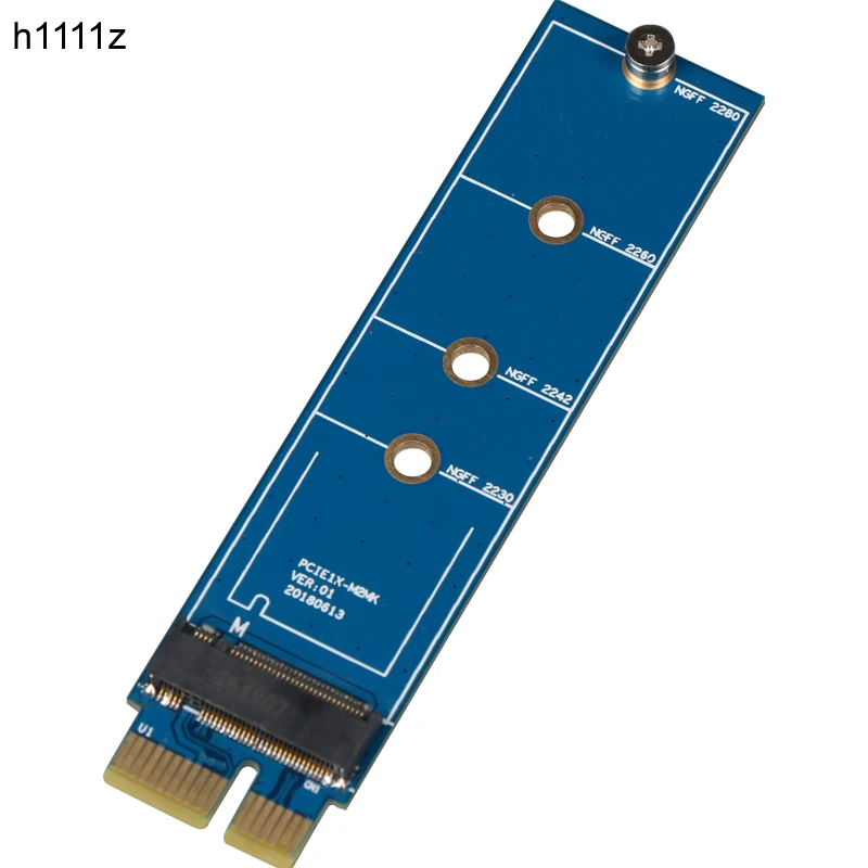 PCI E к M.2 NVME SSD адаптер NVMe 3 0 X1 полная скорость преобразования карты Riser M Соединитель