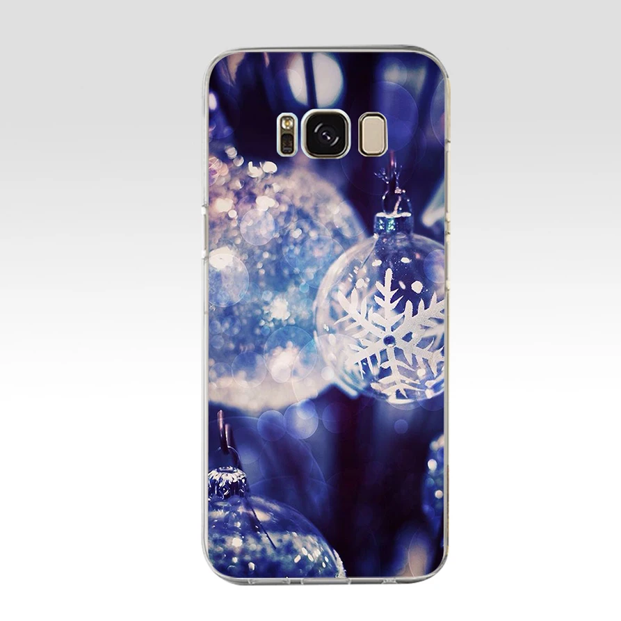 7 145 Z счастливый Рождественский из ТПУ Мягкий силиконовый чехол для samsung Galaxy s6 s7 edge S9 S8 S10 Plus чехол для телефона Capa Capinha - Цвет: 7