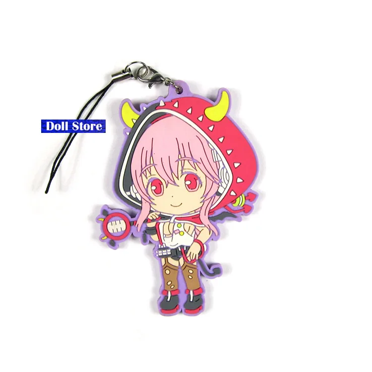 SUPERSONICO оригинальный японский аниме Рисунок резиновый мобильный телефон