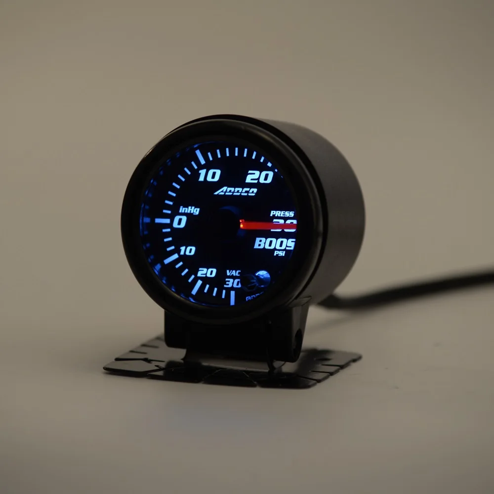 Авто 12 в 52 мм/" 7 цветов Универсальный PSI Turbo Boost Gauge светодиодный датчик с датчиком и держателем AD-GA52BOOSTPSI