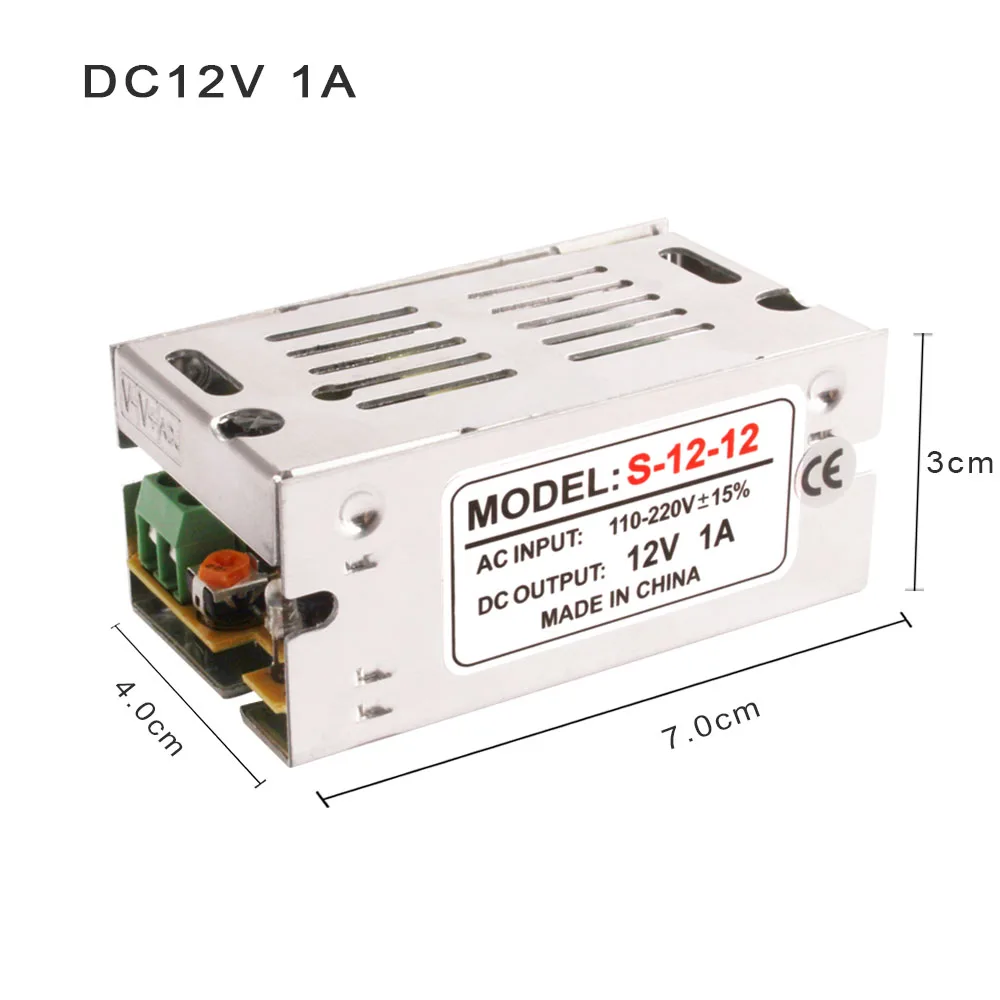 12 В источник питания DC12v 2A 3A 10A 12.5A 15A 20A 25A 30A трансформатор освещения 220 в 12 В светодиодный драйвер переключатель Адаптер для полосы света