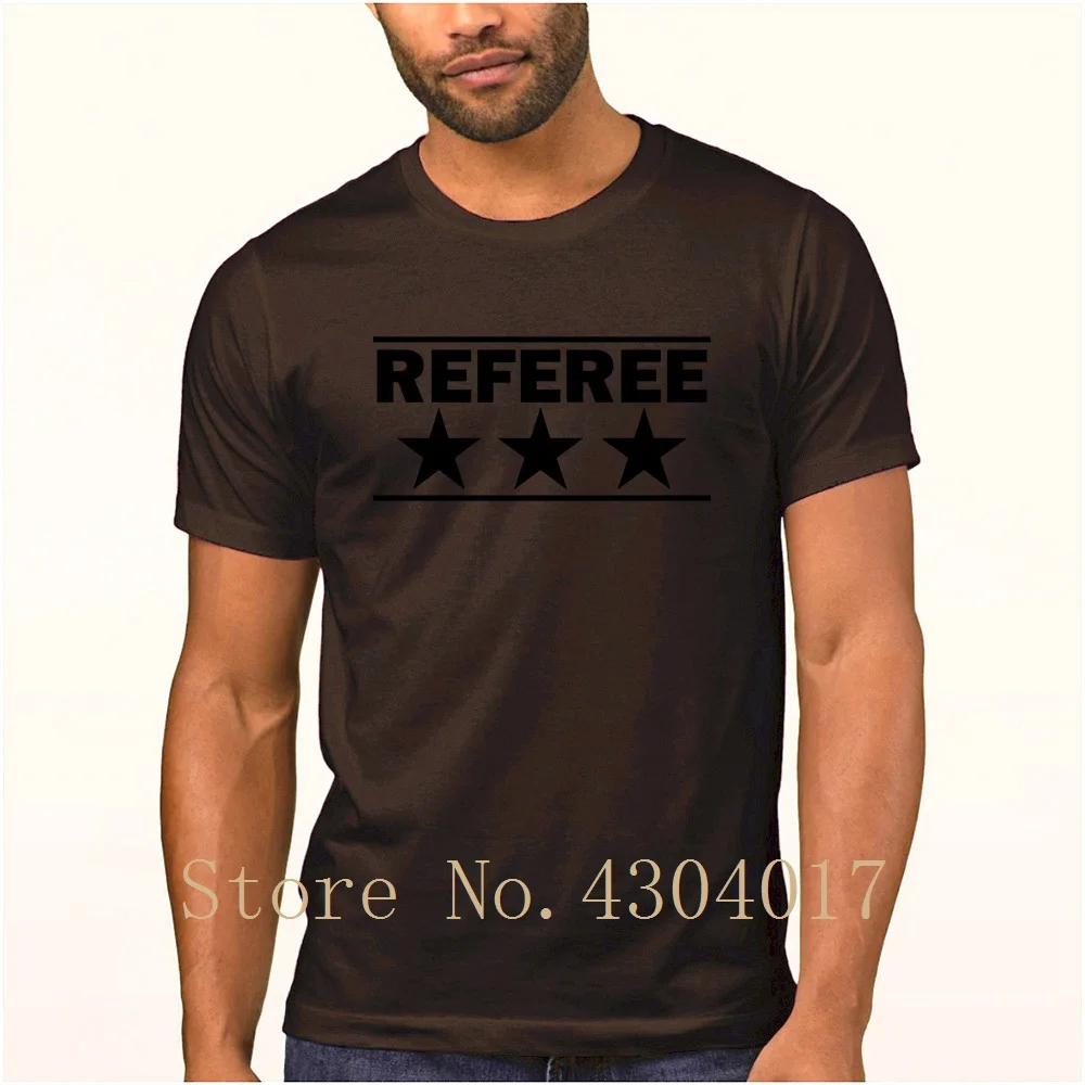 Referee футболка с коротким рукавом трикотажная Мужская защитой от морщин унисекс