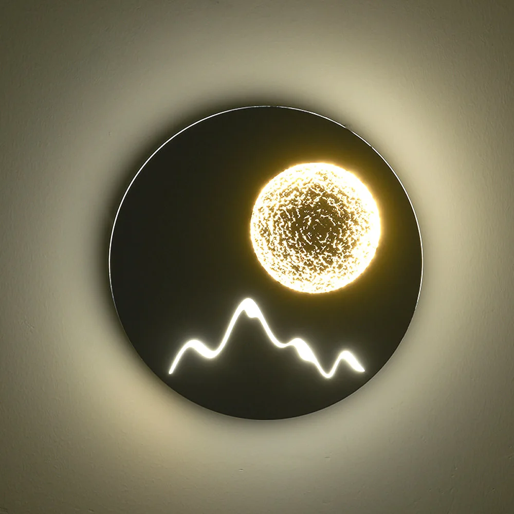 Креативная светодиодная настенная лампа прикроватная для спальни ночник