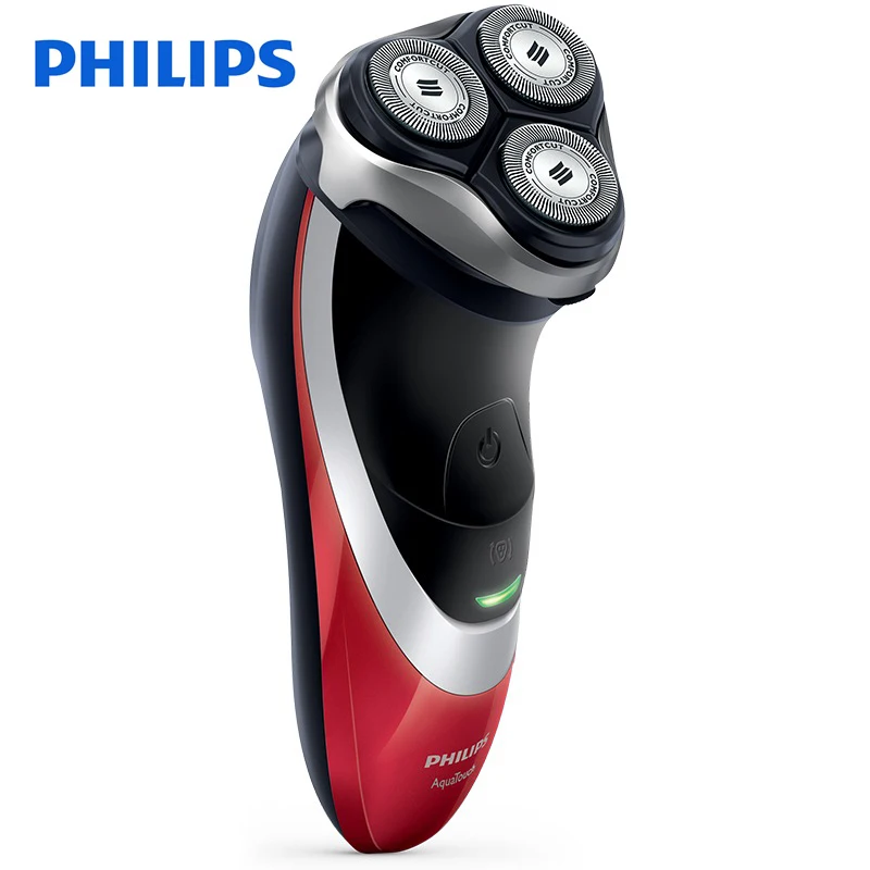 Philips Профессиональный AT800 электробритва с тройными плавающими лезвиями для влажного и сухого бритья ротационная перезаряжаемая