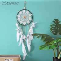 miamor big lace dream catcher wind chimes nursery school kids room decoration wedding home wall decor accessories axr165