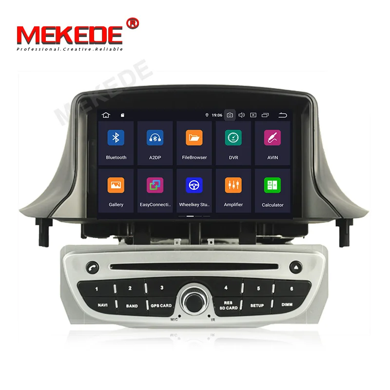 4 + 64G Автомобильный Android 9 0 Ca DVD gps плеер для Renault Megane 3 Fluence 2009 2015 с GsP навигацией Радио
