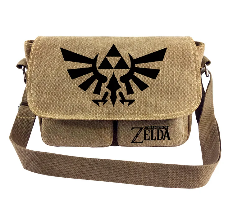 Ссылка логотип Zelda модные аниме холщовые сумки через плечо мягкая сумка-мессенджер повседневная хозяйственная сумка для девушек Новинка