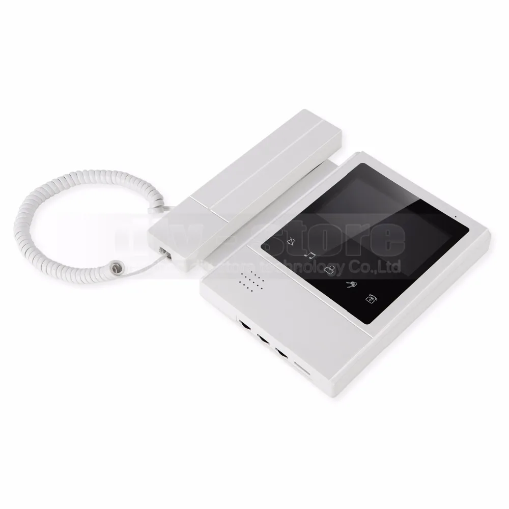 DIYSECUR 4.3inch Handheld Video Intercom Door Phone Bell 700TV Line Night Vision HD Camera for Home Office Factory | Безопасность и