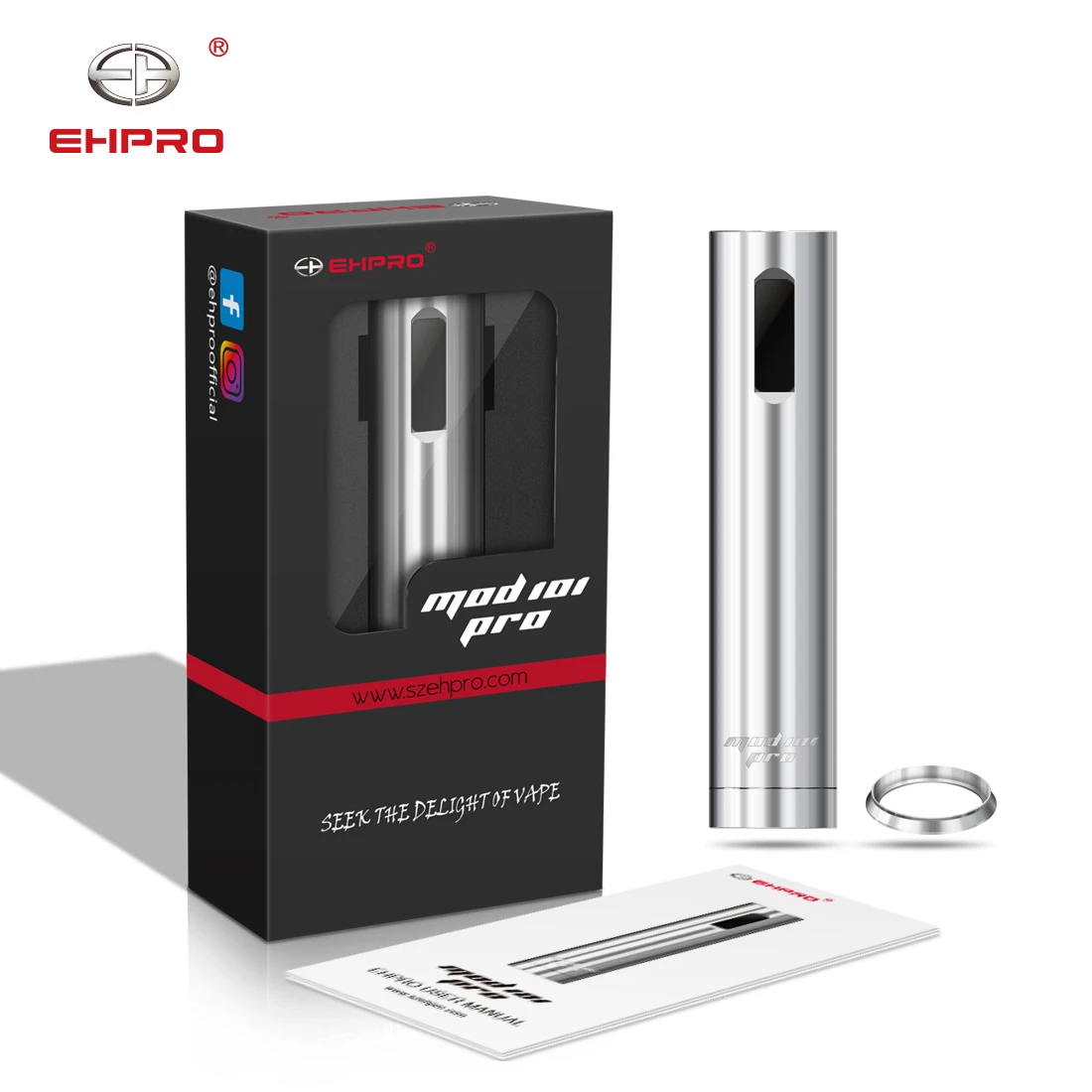 Новейшая модель Ehpro 101 Pro mod 25 мм диаметр pro 75 W механический Mod питание от одного