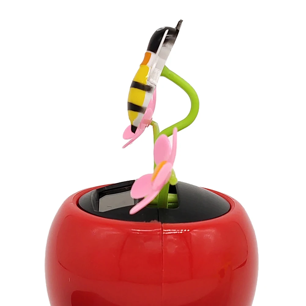 Солнечная энергия качели танцующий цветок пчела игрушка домашний автомобиль
