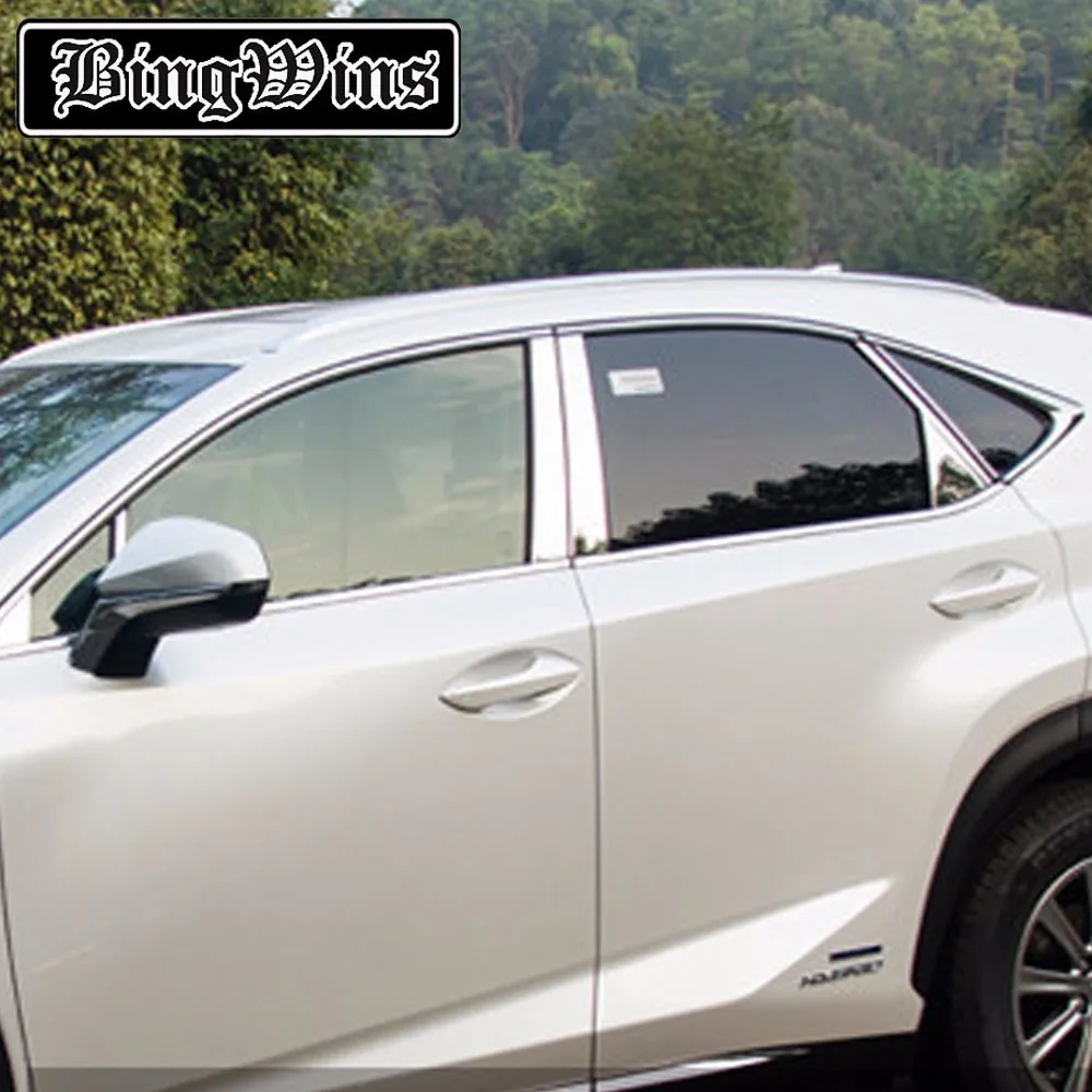 Автомобильный Стайлинг оконная отделка наклейка для Ford LEXUS NX200 NX300h NX200t рамка окон