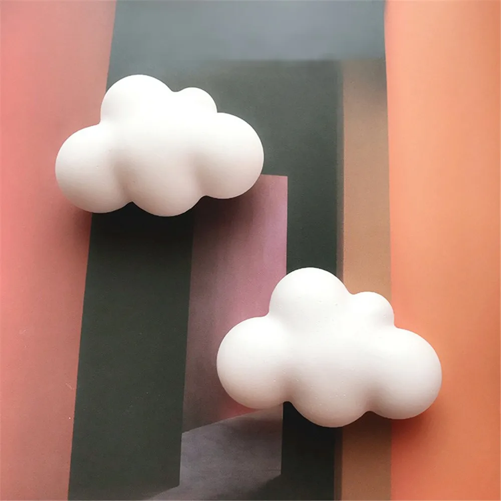 3D облако Форма Шоколадный силиконовые формы мусс Fondant(сахарная) кубика льда Форма для пуддинга шоколадные конфеты мыло формы для свечей украшение торта, выпечки инструмент
