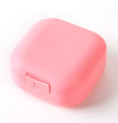 Small Pink Новинка, переносная коробка для мыльницы для путешествий, мыльница для хранения, контейнер для душа, мыльницы, аксессуары для ванной комнаты, большие контейнеры, коробка - Цвет: Small Pink