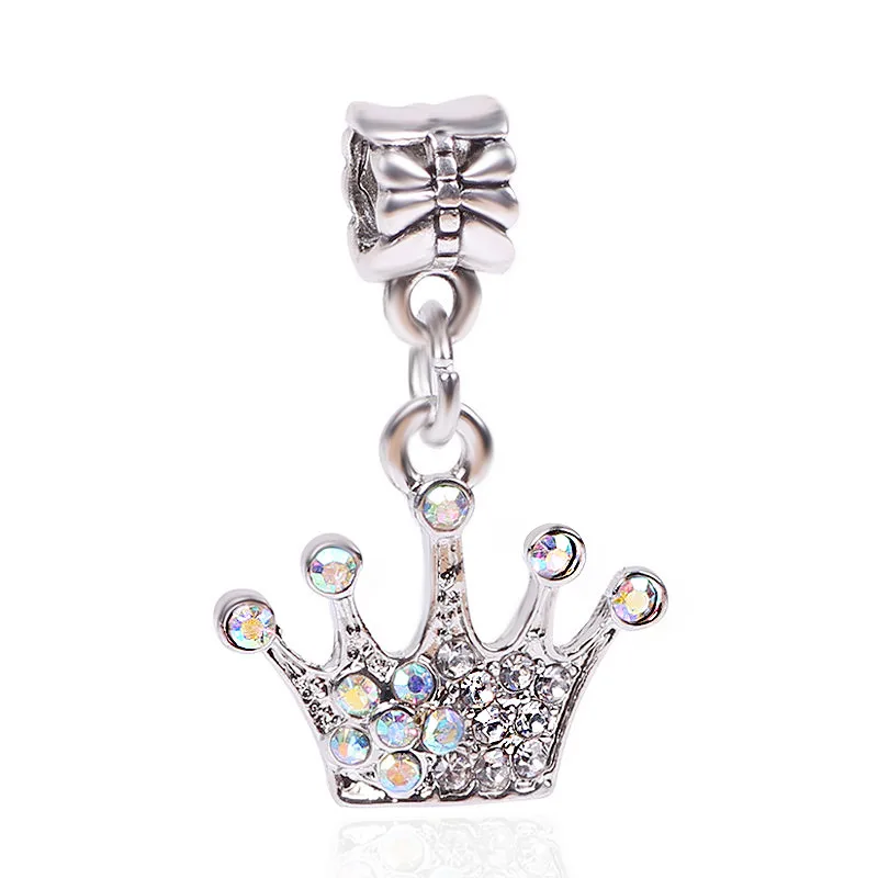 Dodocharms оригинальные Подвески серебряного цвета бабочка дерево корона мама CZ Кристалл бусины для Pandora Браслеты DIY кулон ювелирные изделия