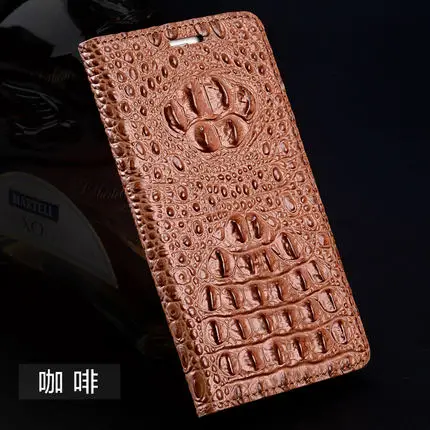 Флип-чехол для телефона чехол для Xiaomi mi 5 6 8 A1 A2 lite Max 2 3 mi x 2s чехол с крокодиловой текстурой чехол s для Red mi Note 4 4X 4A 5 Plus 6A - Цвет: Coffee