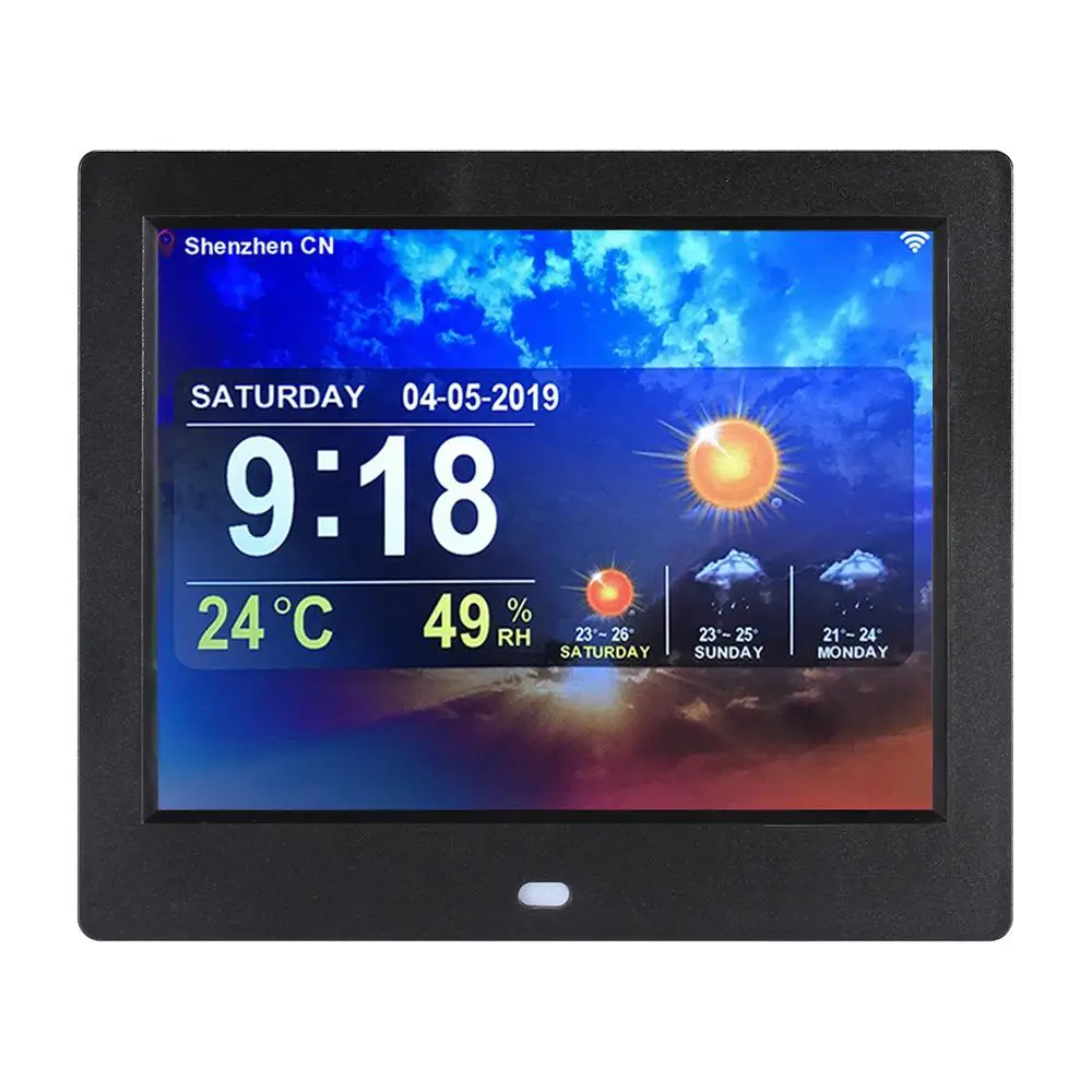 EastVita 8 дюймов Wi-Fi, часы, часы, цифровая фоторамка, электронный альбом, плеер