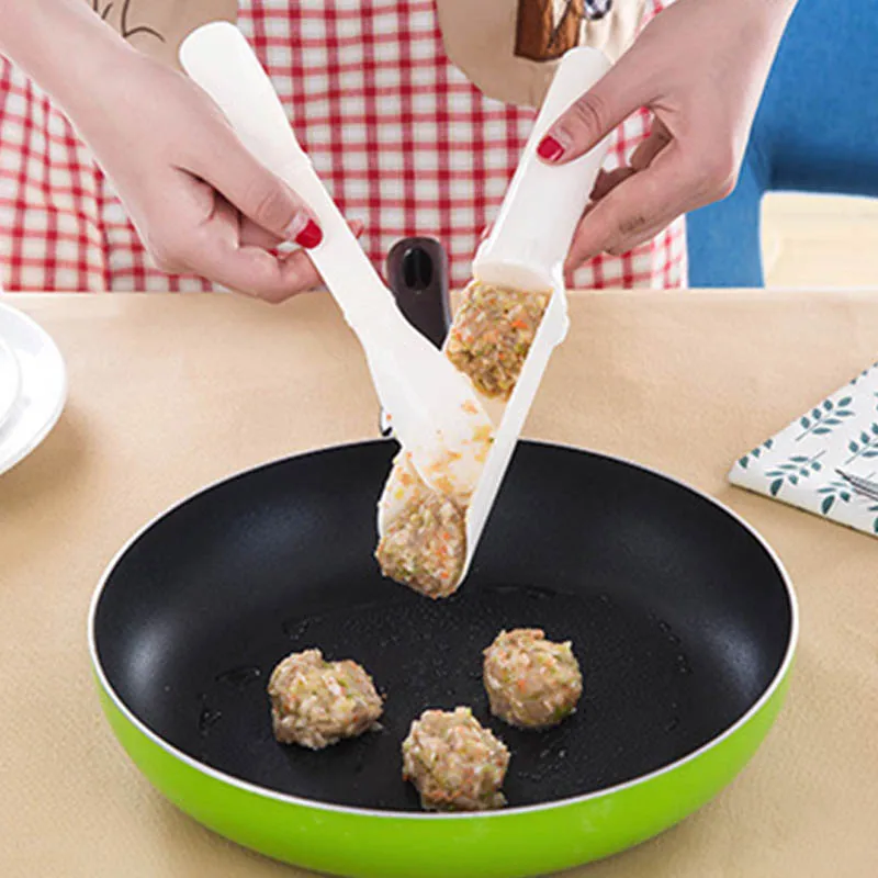 Meatball Maker 1 набор кухонных гаджетов удобные инструменты для приготовления пищи пластиковые DIY Meatball производитель креветочные шарики обработка совок
